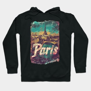 Paris Retro France t-shirt Hoodie